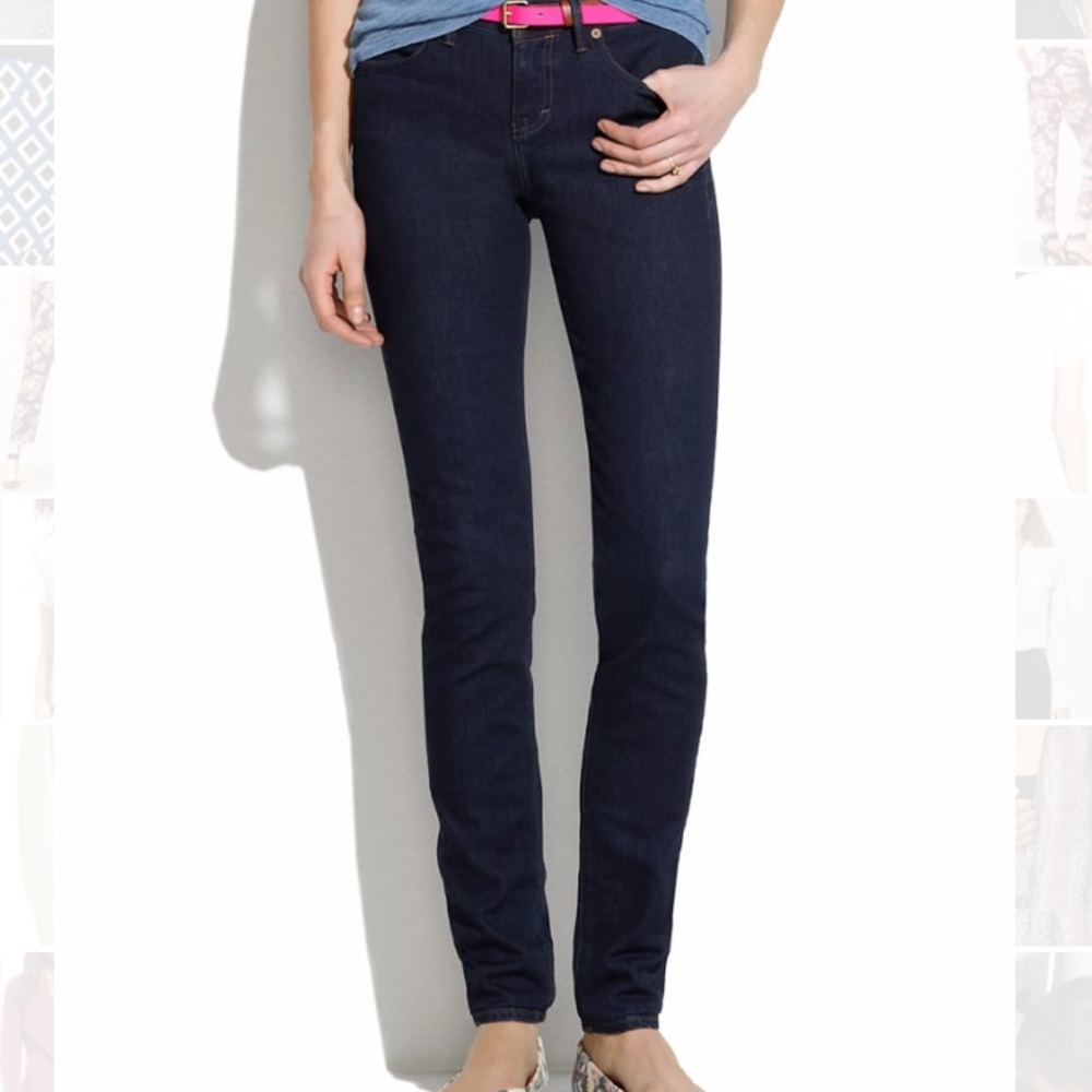 Madewell Skinny Skinny Ankle Jeans – Dark Denim Wash